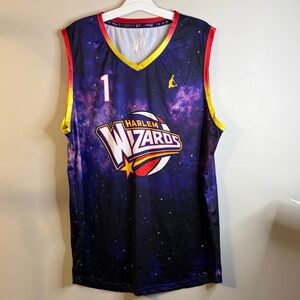 Colorful Harlem Wizards Jersey NWOT #134